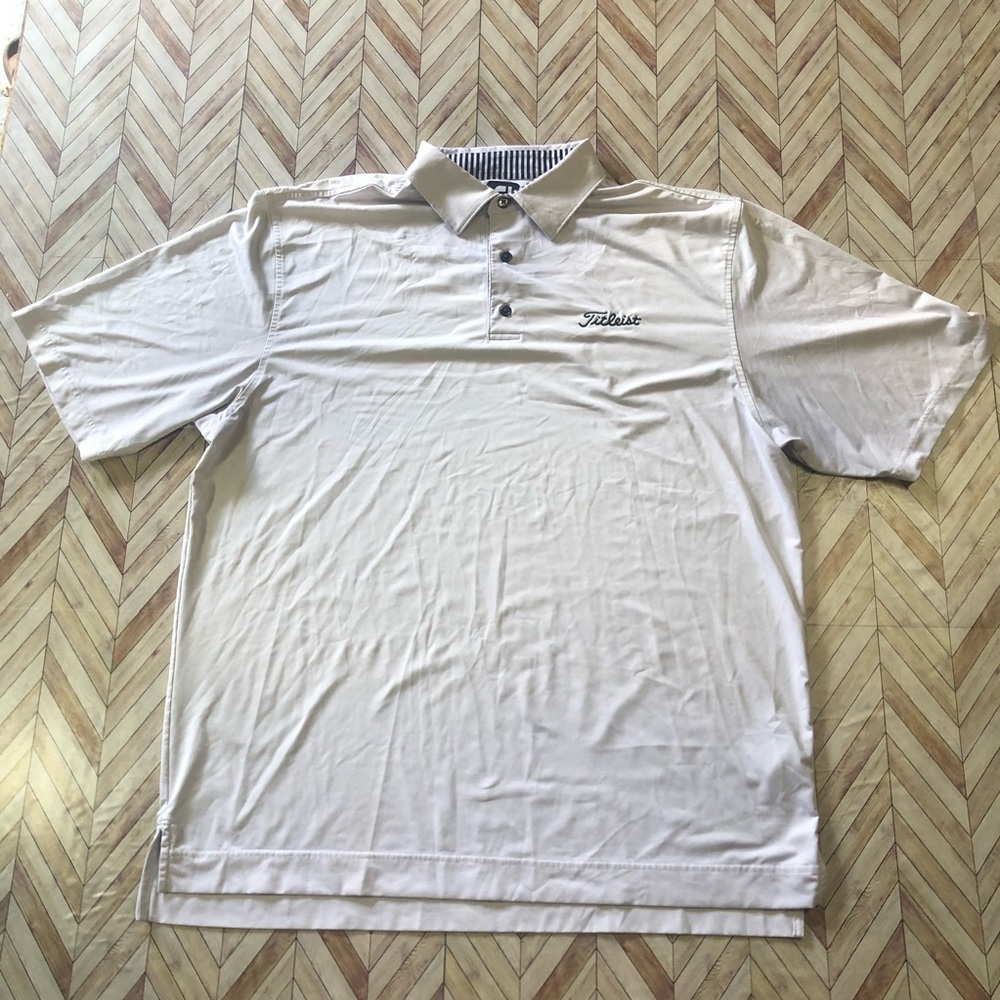 Footjoy Titleist Performance Golf Polo White Men’s Size XL